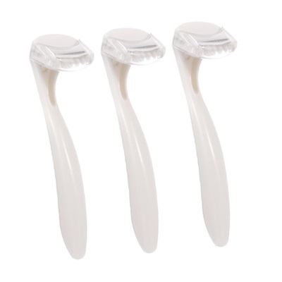 Healeved 3pcs Mini Facial Hair Trimmer for Women Portable Travel for Underarm and Intimate Hair Removal Compact Design for Home and Go Grooming