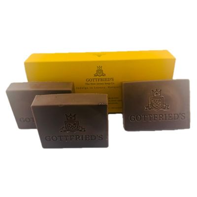 Gottfried's | Frankincense & Myrrh, Handcrafted Soap, Shea butter. Coconut butter. Organic coconut oil. Extra virgin olive oil, for an extended time please allow it to dry between uses (3 Pack)