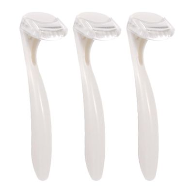 MERRYHAPY 3pcs Mini Facial Hair Trimmer Women's Travel Razor Manual Shave Knife Hair Removal Tool Body Remover for Women