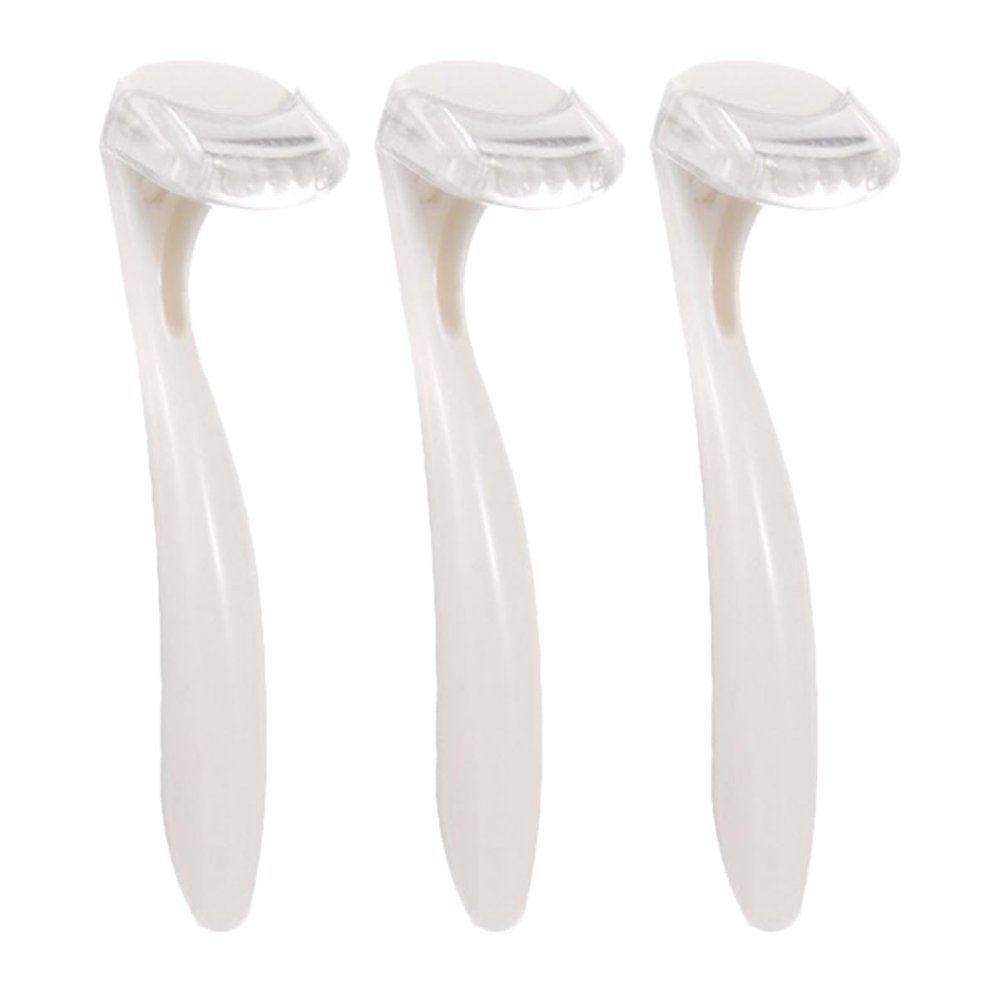 MERRYHAPY 3pcs Mini Facial Hair Trimmer Women's Travel Razor Manual Shave Knife Hair Removal Tool Body Remover for Women