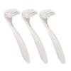 NOLITOY 3pcs Portable Manual Hair Removal Razor for Women Compact Trimmer for Underarms and Intimate Areas Skin-Friendly Design for Sensitive Skin Reusable Face Razor view 1