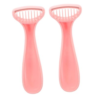 Ipetboom 2pcs Portable Painless Hair Removal Tool for Women Eyebrow Shaper and Female Trimmer for Private Areas for Legs and Reusable and Design