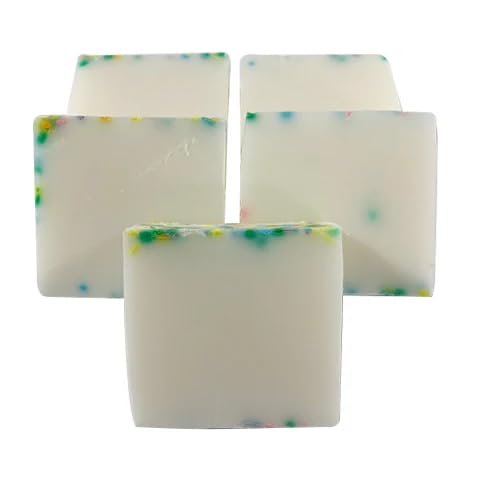 Bathe in Luxury Soap Bar - Burffday Cake, Moisturizing Soap with Creme fraiche, Lemon, Honey, Vanilla Scent for Skin Cleansing