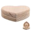 Beatifufu Compact Wooden Capsule Holder Heart Design Organizer for Essential Oils Bottle Capacity Portable Wooden Box for and Storage view 1