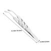 AUTSUPPL 2pcs Massage Tweezers Precision Stainless Steel for Meibomian Gland Travel Use for Personal Salon Treatments view 2