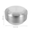 COLLBATH Stainless Steel Shaving Bowl with Lid for Men Durable Ergonomic Design for Shaving Soap and Cream Elegant Bathroom Accessory view 2