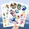 10 Sheets Soccer Temporary Tattoos Stickers, Sports Birthday Party Favors, Cute Cartoon Decoration Sticker Gifts for Adult Home Activity Prizes Carnival Christmas Rewards view 3
