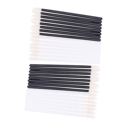 200 Pack Disposable Lip Brush Applicator Wands for Gloss and Lipstick