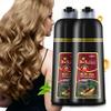 2 Pack Hair Dye shampoo, Leorx Chestnut Brown 3 In 1 Color Shampoo Instant Herbal Coloring Shampoo Refresh Hair For Women&Men - Tintes Para El Cabello Profesional view 1