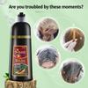 2 Pack Hair Dye shampoo, Leorx Chestnut Brown 3 In 1 Color Shampoo Instant Herbal Coloring Shampoo Refresh Hair For Women&Men - Tintes Para El Cabello Profesional view 2