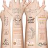 10 Sheets Christian Temporary Tattoos (70+PCS) For Adults Inspirational Bible Verse Quotes Suitable Tattoos Stickers For Believers As Well As Women And Men view 1