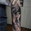2pcs Japanese Geisha Juice Tattoo Stickers for Men and Women, Semi-Permanent Tattoos, Realistic Fake Tattoos, Lasts 7-15 Days Waterproof Non-Reflective Non-Toxic Temporary Tattoos view 2