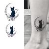 2pcs Ankle Neck Cat Juice Tattoo Stickers for Men and Women, Semi-Permanent Tattoos, Realistic Fake Tattoos, Lasts 7-15 Days Waterproof Non-Reflective Non-Toxic Temporary Tattoos view 2