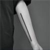 2pcs Flower Arm Death Ray Juice Tattoo Stickers for Men and Women, Semi-Permanent Tattoos, Realistic Fake Tattoos, Lasts 7-15 Days Waterproof Non-Reflective Non-Toxic Temporary Tattoos view 1