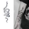 2pcs Man Arm Snake Juice Tattoo Stickers, Semi-Permanent Tattoos, Realistic Fake Tattoos, Lasts 7-15 Days Waterproof Non-Reflective Non-Toxic Temporary Tattoos view 1
