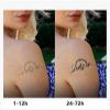2pcs Dark Juice Tattoo Stickers for Men and Women, Semi-Permanent Tattoos, Realistic Fake Tattoos, Lasts 7-15 Days Waterproof Non-Reflective Non-Toxic Temporary Tattoos view 3