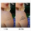2pcs Clavicle Mountain and Sea Juice Tattoo Stickers for Men and Women, Semi-Permanent Tattoos, Realistic Fake Tattoos, Lasts 7-15 Days Waterproof Non-Reflective Non-Toxic Temporary Tattoos view 3