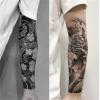 2pcs Koi Cherry Blossom Flower Arm Juice Tattoo Stickers for Men and Women, Semi-Permanent Tattoos, Realistic Fake Tattoos, Lasts 7-15 Days Waterproof Non-Reflective Non-Toxic Temporary Tattoos view 1