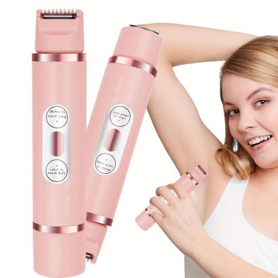 Favorable Shaver - Quick Hair Removal, Comfort 2 in 1 Electric Lady Dual Head Shaver Women, Wet and Dry, Say Goodbye to Skin Irritation, Slow Hair Regrowth (Pink)