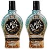 2-Pack European Gold Flash Black 4000X Indoor Tanning Lotion with Time-Release DHA Bronzers Tanning Bed Lotion and Outdoor Sun Tan lotion 12 fl oz view 1