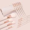ColourPop Ultimate Brush Roll Face & Eye Brush Set - Face & Eye Makeup Brush Set - Made with Luxe Synthetic Vegan Bristles - Includes Faux-Leather Case (14 Count) view 3