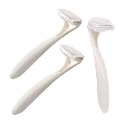 TOVINANNA 3pcs Manual Shave Knife for Women Mini Razor Gentle Facial Hair Remover Portable Travel Shaver for Underarm Hair