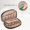 LUXJA Essential Oil Organizer -Holds 10 Bottles (5ml-15ml, Also Fits Roller Bottles), Travel Case for Essential Oils with Zipper Pockets (Bag Only), Black view 3