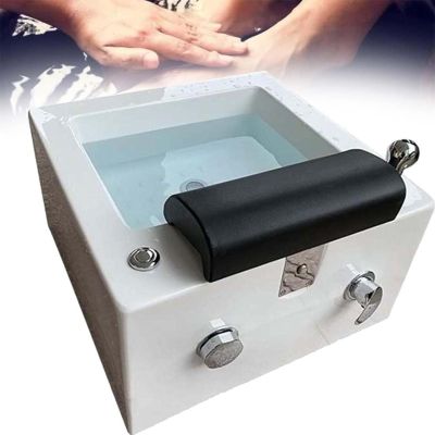 Portable Bathtub Acrylic Foot Bath Deep Foot Spa,with Massage can Automatically Drain and Adjust Hot and Cold Water Home Foot Spa Pedicure Bowl Foot Detox Bucket Tub for Home Spa Treatme,220V
