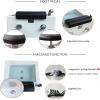 Acrylic Massage Footbath Foot Baths & Spas,Portable Foot Spa Bathtub,with Heat and Massage Colorful Lamp Footbath Spa,Acrylic Pedicure Sink,110V view 4