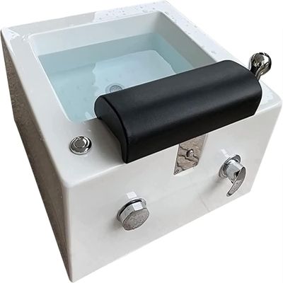 Acrylic Foot Bath,Portable Foot Spa Bathtub,Deep Foot Bath Spa with Massage, can Automatically Drain and Adjust Hot and Cold Water, Foot Detox Bucket Tub for Home Spa Treatme,220V