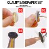 200pcs Sanding Paper Discs for Nail Drill, Nail Buffer Discs, Sandpapers, Callus Remover for Feet and Nails view 3