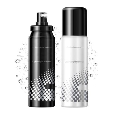 DuoZeng 2PCS Waterproof Setting Spray for Makeup,Oil Control Makeup Setting Spray for Face,Lightweight Hydrating Fixing Face Mist,Long Lasting Smudge Proof Matte Glossy Make Up Finishing Facial Mist