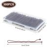 300 Pcs Bobby Pins Brown for Women and Girls, Reusable Invisible Wave Non Slip Brown Hair Pins, 2Inches Bulk With Storage Box view 2