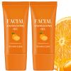 Facial Exfoliating Gel, Orange Face Exfoliante Gel De Naranja, Enzyme Deep Cleansing Scrub Moisturizing Exfoliator Orange for Women 60g view 1