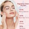 Facial Exfoliating Gel, Orange Face Exfoliante Gel De Naranja, Enzyme Deep Cleansing Scrub Moisturizing Exfoliator Orange for Women 60g view 2