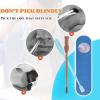 Nose Hair Trimmer Kit - 5 Pieces Nasal Hair Clippers and Trimmer | 2 in 1 Manual Nose Cutter Tool Nostril Remover, Grooming Trimmer Cutter for Men and Women Ear and Eyebrow view 3