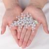 Teyglen Opal Crystal Wedding Barrette Bridal Rhinestone Hair Clips for Women Side Headpiece Decorative Hair Accessories Jewelry for Festival Party Prom Head Piece (Opal) view 1