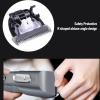 ZJchao Electric Hair Trimmer R Shaped Head Powerful Motor Professional LED Display Hair Cutting Clippers Men 6 Combs Gray Electric Hair Trimmer Clippers Men Gray Electric Hair Clipper view 3