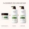 ALFHEIM Rosemary 3-piece set of shampoo, conditioner and hair mask Deep Cleansing Scalp Care Strengthens Roots & Prevents Flatness Sulfate & Paraben-Free for Oily Scalp & Sensitive Skin view 3