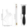 Barber Pencil Set, Precision Hairline Shaping Pencils Ruler Comb Magic Chalk Beard Guide Shaping Lineup Tool Professional Grooming Tools for Men Hairline and Beard Design view 2