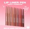 LANGMANNI 6Pcs Sculpting Matte Velvet Lip Liner Set,Smooth Creamy Texture,Waterproof And High Pigmented For Girls Daily Application Lip Makeup(1+2+3+4+5+6) view 3