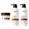 ALFHEIM Caffeine Thickening 3-piece set of shampoo, conditioner and hair mask  Revitalizes Scalp Strengthens Roots & Balances Oil Paraben & Sulfate-Free for Thinning Hair & Oily Scalp Care view 1
