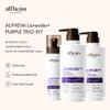 Alfheim Lavender+ Hair Care Set | Purple Shampoo + Conditioner + Leave-In Spray for Blonde, Silver & Highlighted Hair | Brass Neutralizing, Moisturizing & Frizz Control |Sulfate-Free, Holiday Gift Set view 2