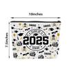 2025 Graduation Gift Ideas Makeup Bag, Graduation Gifts for Her Class of 2025 Make Up Bags for Women, College Graduation Gifts Cosmetic Bags for Women (1 Pcs) view 2