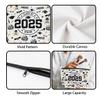 2025 Graduation Gift Ideas Makeup Bag, Graduation Gifts for Her Class of 2025 Make Up Bags for Women, College Graduation Gifts Cosmetic Bags for Women (1 Pcs) view 3