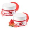 2PCS Strawberry Conditioning Lip Scrub Kit,Moisturizing Lip Sleeping Mask Long Lasting Hydrating Lip Scrubber Exfoliator Lip Care Products for Men & Women view 1