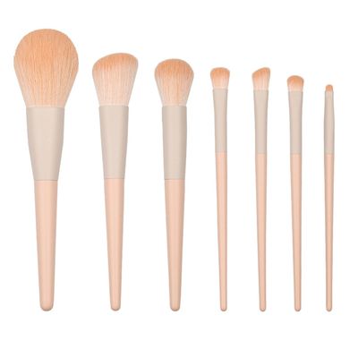 7Pcs Makeup Brushes, Mini Nose Contour Brush, Synthetic Under Eye Concealer Blending Blush Concealers Eyeshadow Make up Brush set