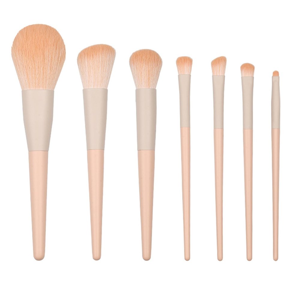7Pcs Makeup Brushes, Mini Nose Contour Brush, Synthetic Under Eye Concealer Blending Blush Concealers Eyeshadow Make up Brush set