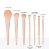 7Pcs Makeup Brushes, Mini Nose Contour Brush, Synthetic Under Eye Concealer Blending Blush Concealers Eyeshadow Make up Brush set view 2
