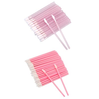 200PCS Glitter Crystal Lip Brush, Disposable Lip Brushes Lip Gloss Applicators Lipstick Gloss Wands Applicator Perfect Makeup Tool Kits